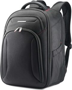 This is a photo of the Samsonite Xenon 3.0 Checkpoint Friendly Backpack, Black, Large